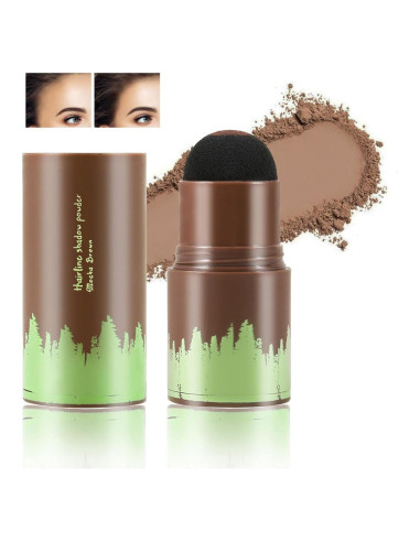 Barra de Polvo para Cabello Boobeen - Cobertura Raíces Marrón