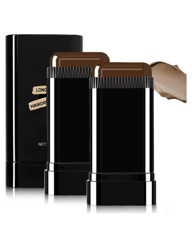 Paquete de 2 Peines Tinte Cabello Instantáneo Negro-Marrón