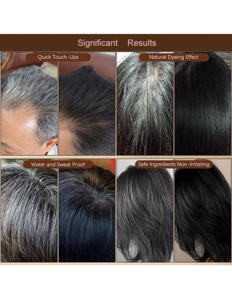 Paquete de 2 Peines Tinte Cabello Instantáneo Negro-Marrón Paquete de 2 Peines Tinte Cabello Instantáneo Negro-Marrón