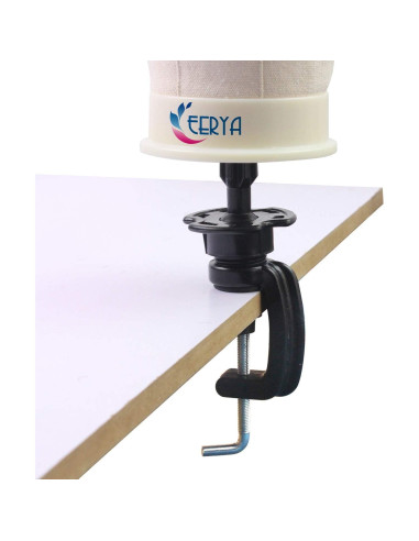 Soporte de Cabeza de Maniquí EERYA Negro para Pelucas 1Pc