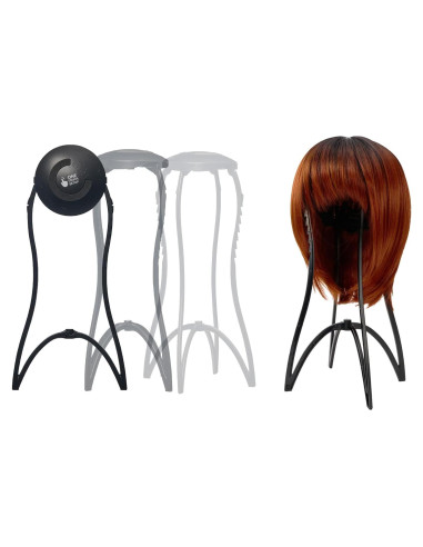 Soporte de Peluca Plegable Red by Kiss 43 cm Antideslizante