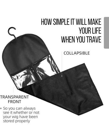 Soporte para Extensiones de Cabello AIHOPE 12 PCS Negro Soporte para Extensiones de Cabello AIHOPE 12 PCS Negro