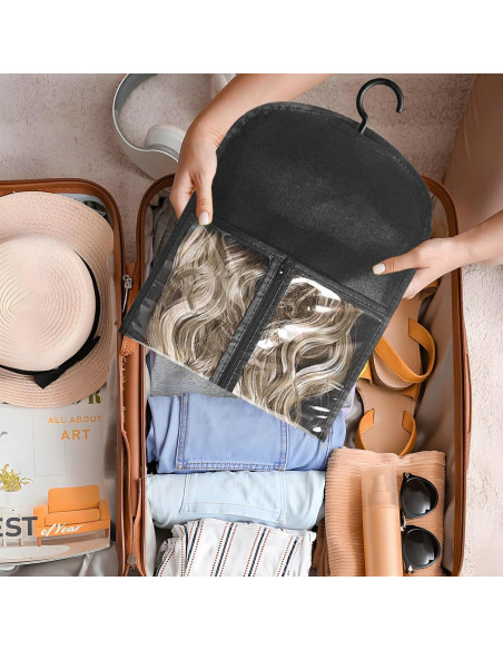 Soporte para Extensiones de Cabello AIHOPE 12 PCS Negro Soporte para Extensiones de Cabello AIHOPE 12 PCS Negro