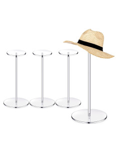 Soportes Acrílicos para Sombreros Chunful - Juego de 4 Piezas