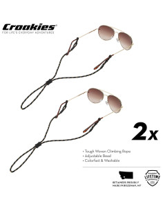 Cuerdas Ajustables Croakies Terra Spec para Gafas Deportivas 2