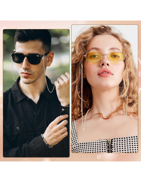 Cadena de Gafas 3PCS Larrel Ajustable 77cm Unisex Cadena de Gafas 3PCS Larrel Ajustable 77cm Unisex