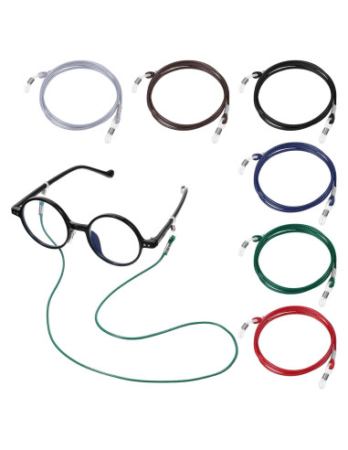 Cuerda para Gafas Multicolor 6 Pcs Ajustable Antideslizante