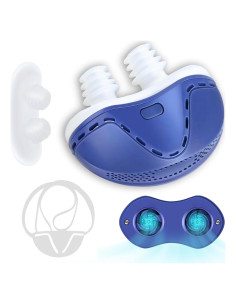 Dispositivo Anti Ronquidos Anitiate, Recargable, Azul