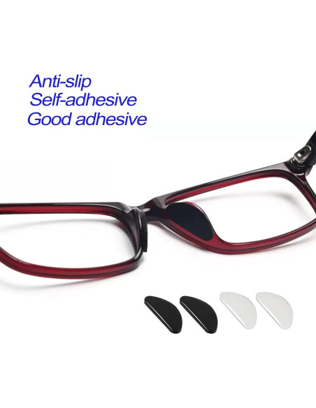 20 Pares Almohadillas de Silicona para Nariz de Gafas LVVFIT 20 Pares Almohadillas de Silicona para Nariz de Gafas LVVFIT