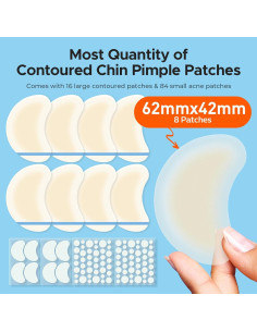 Parche para Granos TKTK XL 62x42mm - 100 Unidades Hidrocoloide 2