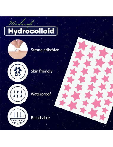 Parche para Granos Estrella Star - Hidrocoloide 40 Unidades