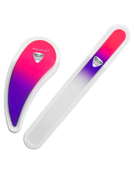 Juego de Limadoras de Uñas de Vidrio BONA Fide Beauty 2 Piezas Juego de Limadoras de Uñas de Vidrio BONA Fide Beauty 2 Piezas
