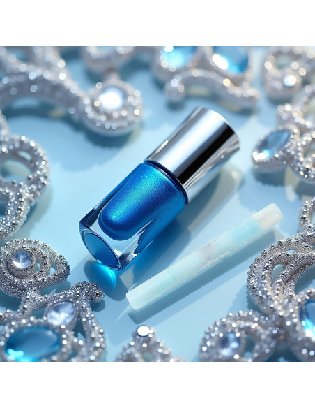 Lápiz Corrector de Esmalte de Uñas Rosojodg Azul Recargable Lápiz Corrector de Esmalte de Uñas Rosojodg Azul Recargable