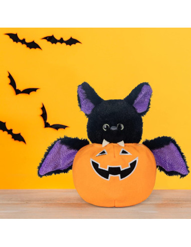 Juguete de Peluche Murciélago con Calabaza que Brilla - Mi OLi
