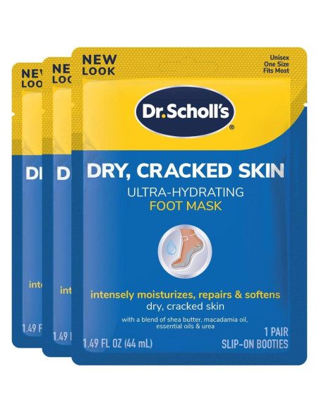 Paquete de 3 Mascarillas Hidratantes Dr. Scholl's + Spray Exfoliante Freeman 118ml Paquete de 3 Mascarillas Hidratantes Dr. Scholl's + Spray Exfoliante Freeman 118ml