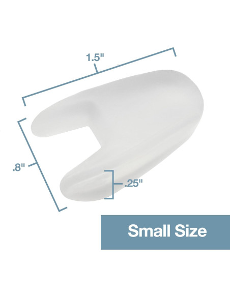 Separadores de Dedos de Gel ZenToes Pequeños - Set de 6 para Juanetes Separadores de Dedos de Gel ZenToes Pequeños - Set de 6 para Juanetes