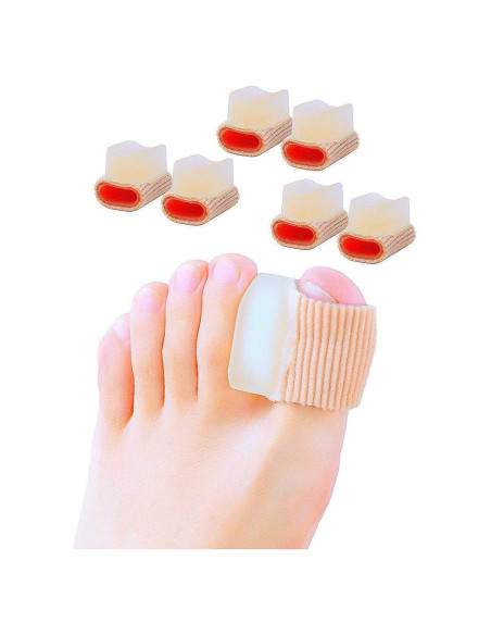 Separadores de Dedos de Gel Povihome 6 Pack para Juanetes Separadores de Dedos de Gel Povihome 6 Pack para Juanetes