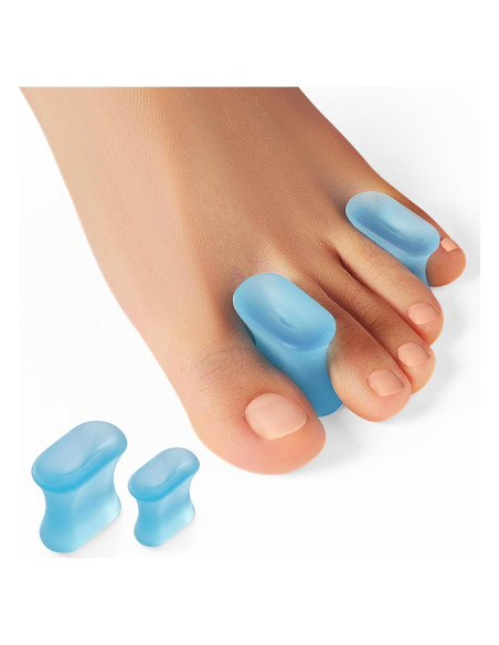 Separadores de Dedos de Gel Welnove - 12 Almohadillas para Juanetes Separadores de Dedos de Gel Welnove - 12 Almohadillas para Juanetes