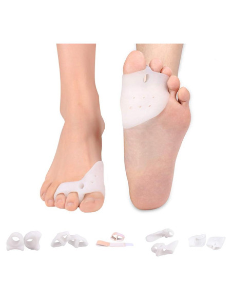 Separadores de Dedos de Gel Espfree - 5 Pares para Juanetes Separadores de Dedos de Gel Espfree - 5 Pares para Juanetes