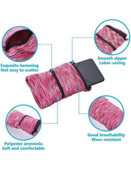 3 Carteras de Muñeca Yitexin para Teléfono - Transpirables y Ligeras 3 Carteras de Muñeca Yitexin para Teléfono - Transpirables y Ligeras