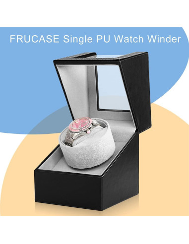 Enrollador de Relojes Automáticos FRUCASE Negro Motor Japonés