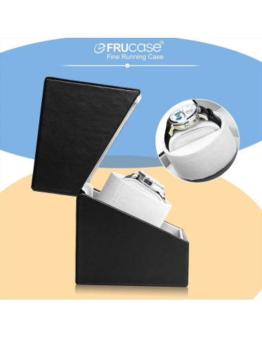 Enrollador de Relojes Automáticos FRUCASE Negro Motor Japonés