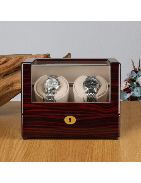 Reloj Winder CHIYODA para Relojes Automáticos Unisex con 2 Motores Reloj Winder CHIYODA para Relojes Automáticos Unisex con 2 Motores
