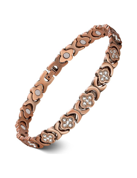 Pulsera de Tobillo de Cobre Feraco para Mujeres con Imanes Pulsera de Tobillo de Cobre Feraco para Mujeres con Imanes