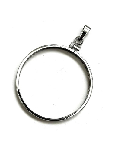 Bisel de Moneda de Acero Inoxidable para Dólares de Plata 38 mm