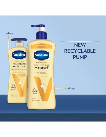 Loción Corporal Hidratante Nutritiva Vaseline 573.5 ml 3 Pk Loción Corporal Hidratante Nutritiva Vaseline 573.5 ml 3 Pk