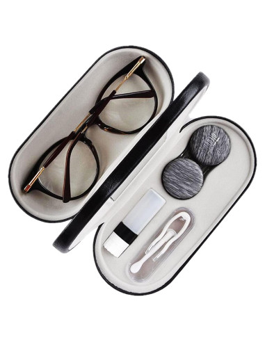 Estuche de Lentes de Contacto MUDOR 2 en 1 con Accesorios