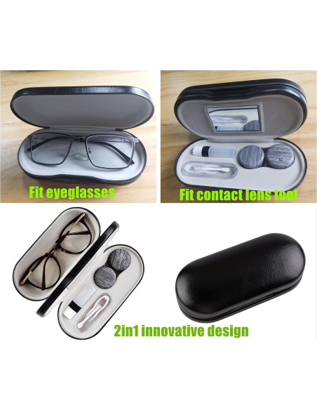 Estuche de Lentes de Contacto MUDOR 2 en 1 con Accesorios Estuche de Lentes de Contacto MUDOR 2 en 1 con Accesorios