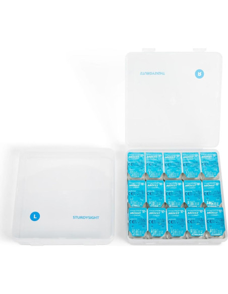 Organizador de Lentes de Contacto 3 Meses - Caja Portátil 120-180 Lentes Organizador de Lentes de Contacto 3 Meses - Caja Portátil 120-180 Lentes