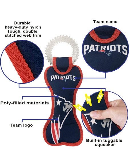 Juguete Dental para Perros New England Patriots Pets First Juguete Dental para Perros New England Patriots Pets First