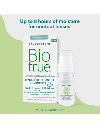 Gotas Rehidratantes Biotrue Bausch + Lomb 10 mL Sin Conservantes