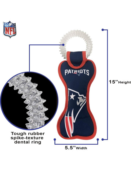 Juguete Dental para Perros New England Patriots Pets First Juguete Dental para Perros New England Patriots Pets First