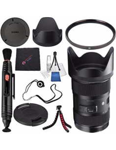 Lente Sigma 18-35mm f/1.8 DC HSM Art para Nikon F + Kit de Limpieza 2