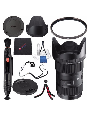 Lente Sigma 18-35mm f/1.8 DC HSM Art para Canon + Kit de Limpieza