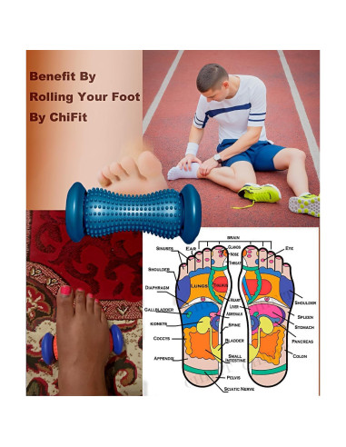Rodillo de Masaje Manual ChiFit para Pies - Alivio Fascitis Plantar