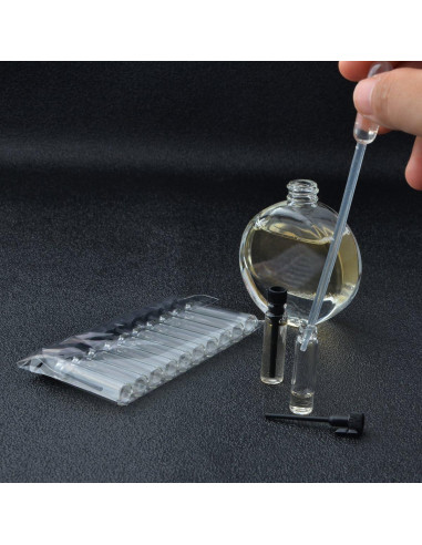 Frascos de Vidrio Vacíos Enslz 100Pcs 2ml para Perfume