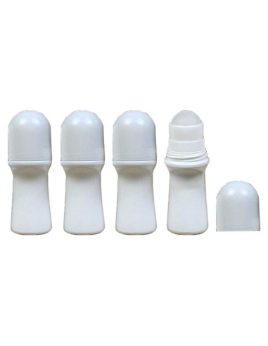 4 Botellas Vacías Recargables 30ml con Rodillo Lasenersm
