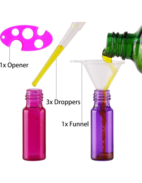 Pack 100 Botellas de Rodillo 5ml MaxMau para Aceites Esenciales Pack 100 Botellas de Rodillo 5ml MaxMau para Aceites Esenciales