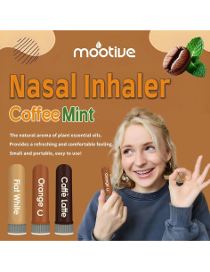 Inhaladores Nasales de Aromaterapia WECONA - 3 Aromas Naturales 2