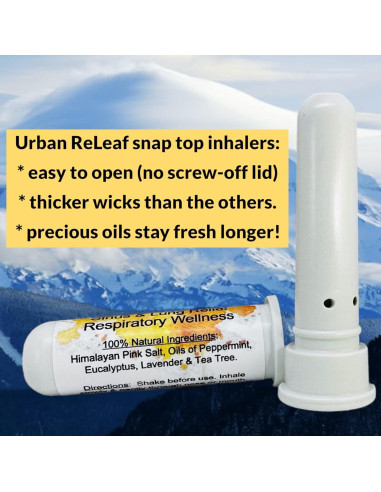 Inhaladores Nasales Urban ReLeaf Neti Pocket Stik Set de 2