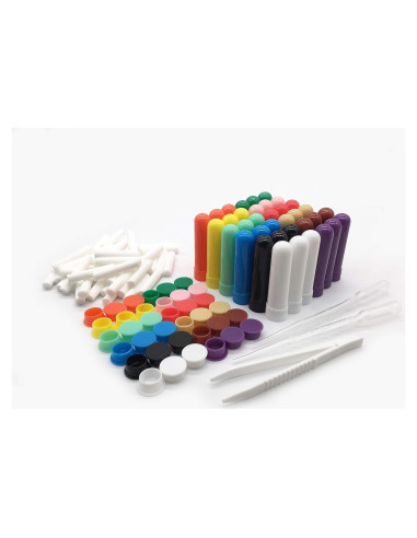Inhaladores Nasales de Aromaterapia Zison 36PCS - 12 Colores