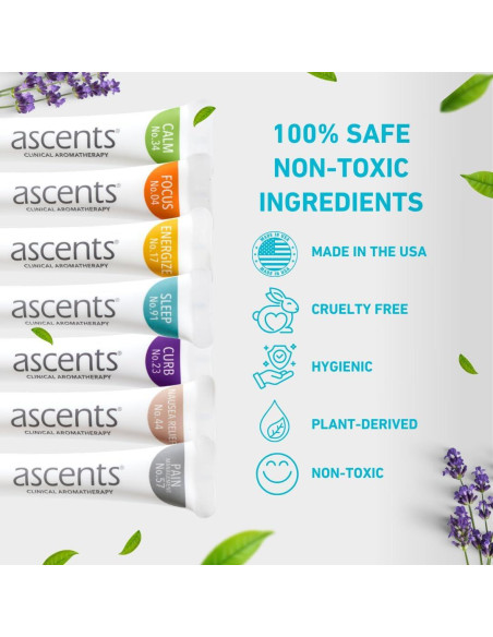 Paquete de Inhaladores de Aromaterapia Aeroscena - Energía, Enfoque, Calma y Descanso Paquete de Inhaladores de Aromaterapia Aeroscena - Energía, Enfoque, Calma y Descanso