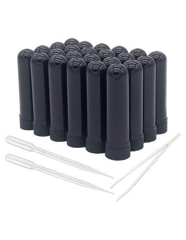 Juego de 24 Inhaladores Nasales Zison + 36 Mechas + 2 Goteros