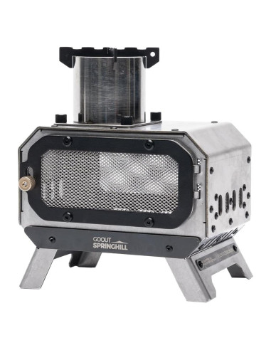 Mini Estufa de Incienso 2.0 GOOUT SPRINGHILL Plata 14x10x16.3 cm