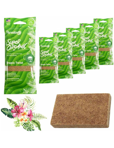 Bloque Aromatizante Orgánico Paradise 6 Pcs Tropical Twist