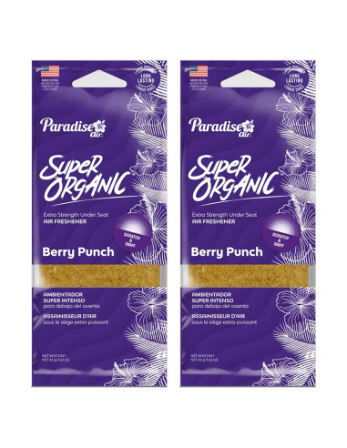 Ambientador de Aire Orgánico Paradise Berry Punch 2 Pcs